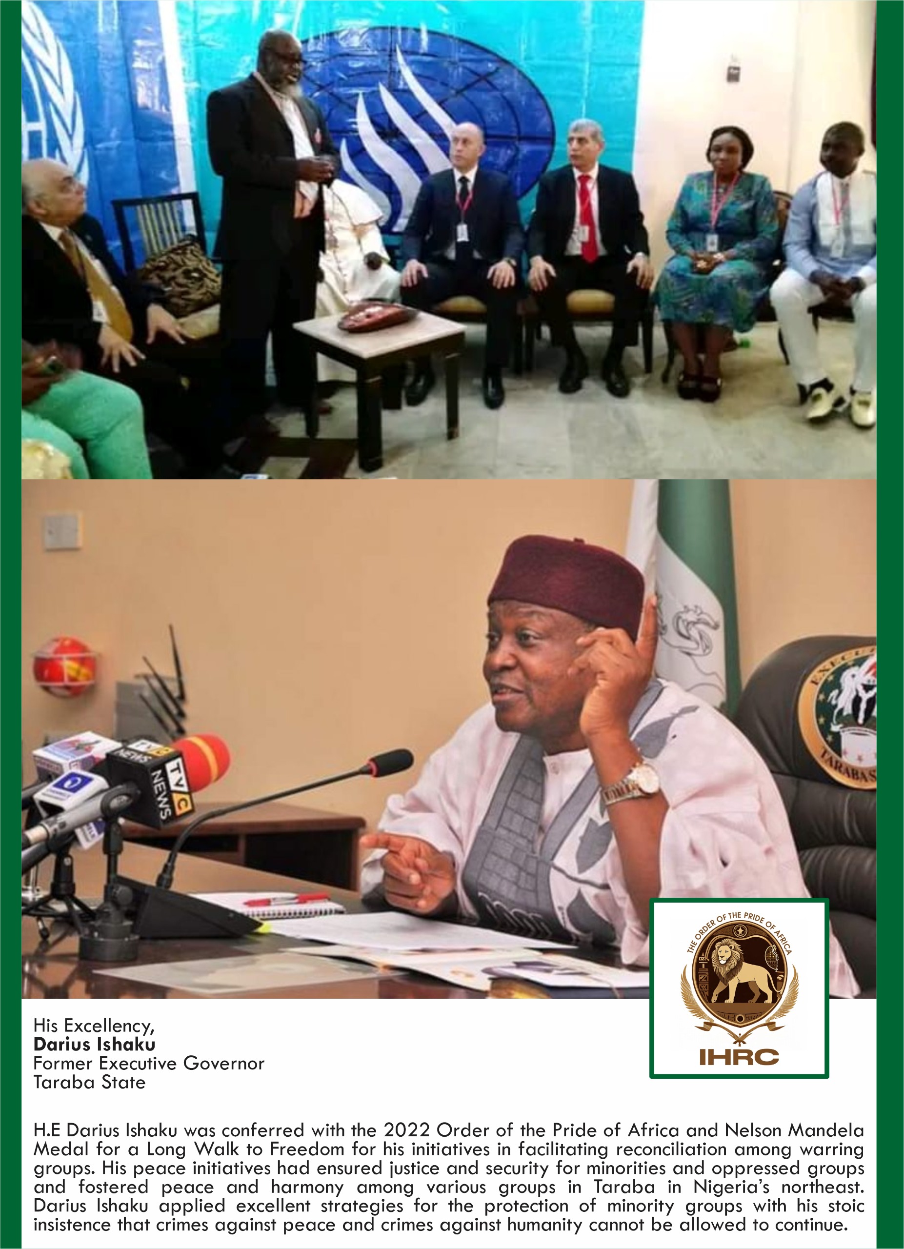 Pride of Africa & Mandela Medal